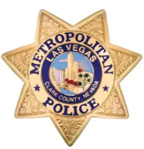 Badge of the Las Vegas Metropolitan Police Department.